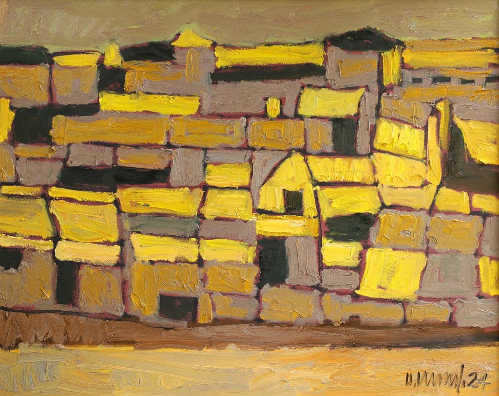 Nắng Vàng Size: 80cm x 100cm Material: Oil Painting Year: 2024 Artist: Hà Hùng Price: 1,000 USD