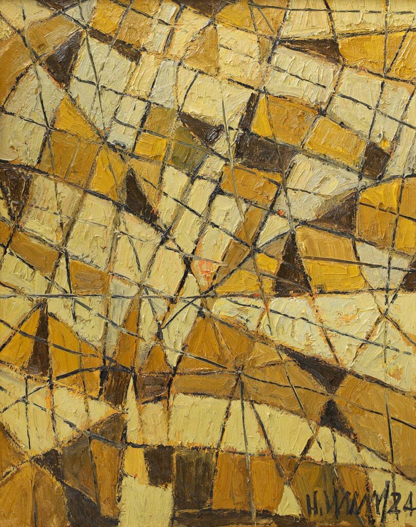 Phố Cuối Thu Size: 80cm x 100cm Material: Oil Painting Year: 2024 Artist: Hà Hùng Price: 1,200 USD
