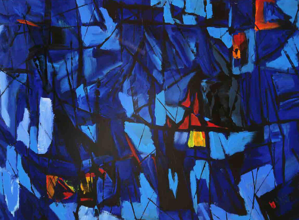 Lập đông Size: 100 x 140cm Year: 2023 Material: Acrylic on Canvas Artist: Phan Trọng Văn Price: 1,960$