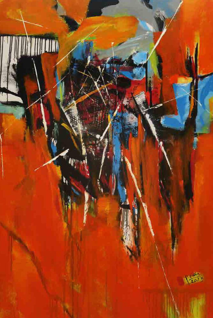 Ngày mùa Size: 100 x 150cm Year: 2023 Material: Acrylic on Canvas Artist: Phan Trọng Văn Price: 1,960$