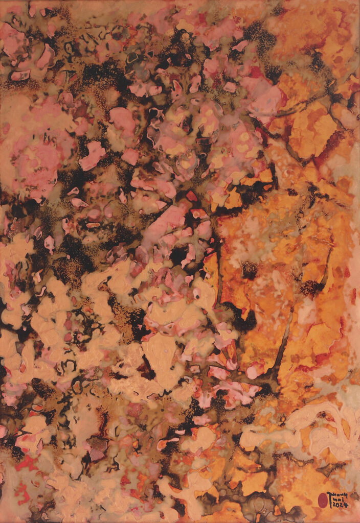No.11 Size: 70 x 10cm Year: 2024 Material: lacque Artist: Thái Vĩnh Thành Price: 3,200$