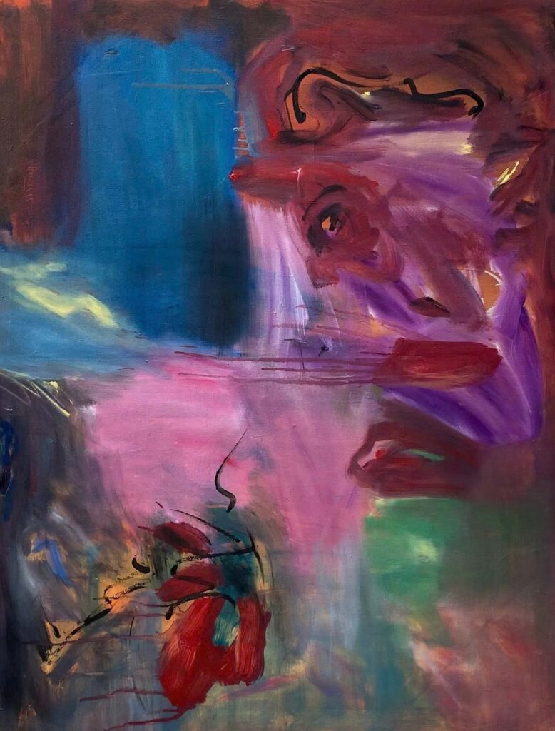Không đề 10 Size: 100 x 130cm Year: 2024 Material: Acrylic on Canvas Artist: Bùi Chát
