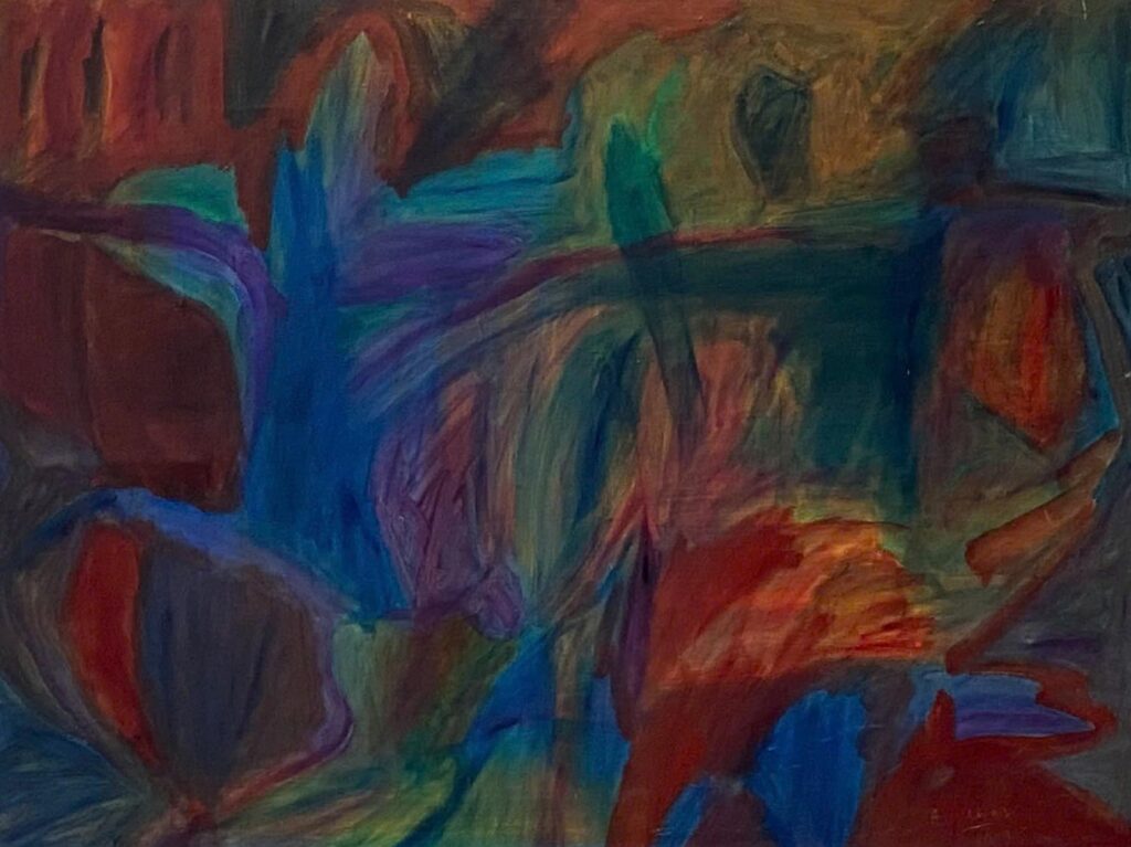 Không đề 13 Size: 100 x 130cm Year: 2024 Material: Acrylic on Canvas Artist: Bùi Chát