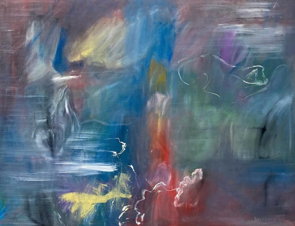 Không đề 13 Size: 100 x 130cm Year: 2024 Material: Acrylic on Canvas Artist: Bùi Chát
