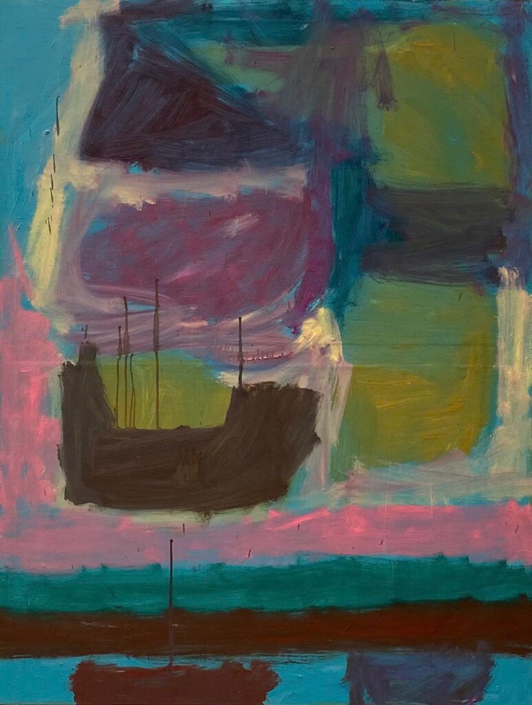 Không đề 14 Size: 100 x 130cm Year: 2024 Material: Acrylic on Canvas Artist: Bùi Chát