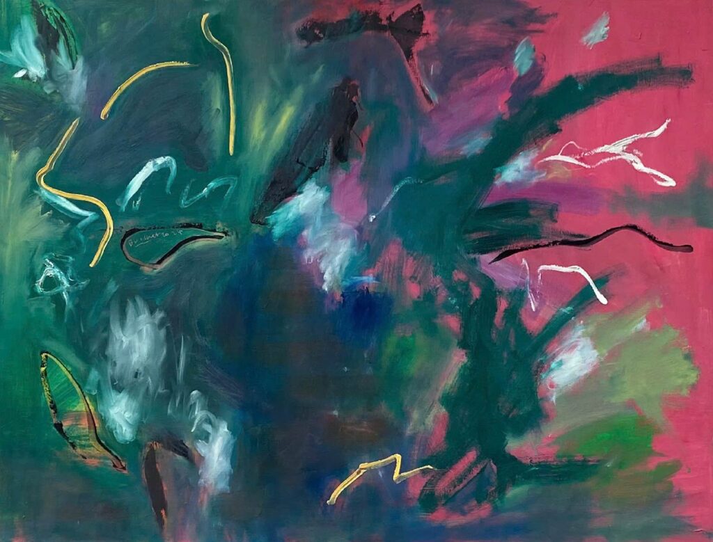 Không đề 15 Size: 100 x 130cm Year: 2024 Material: Acrylic on Canvas Artist: Bùi Chát