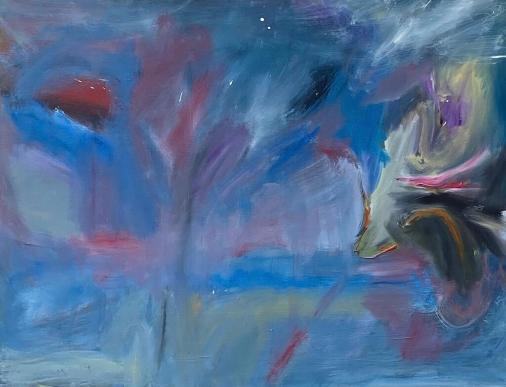 Không đề 16 Size: 100 x 130cm Year: 2024 Material: Acrylic on Canvas Artist: Bùi Chát