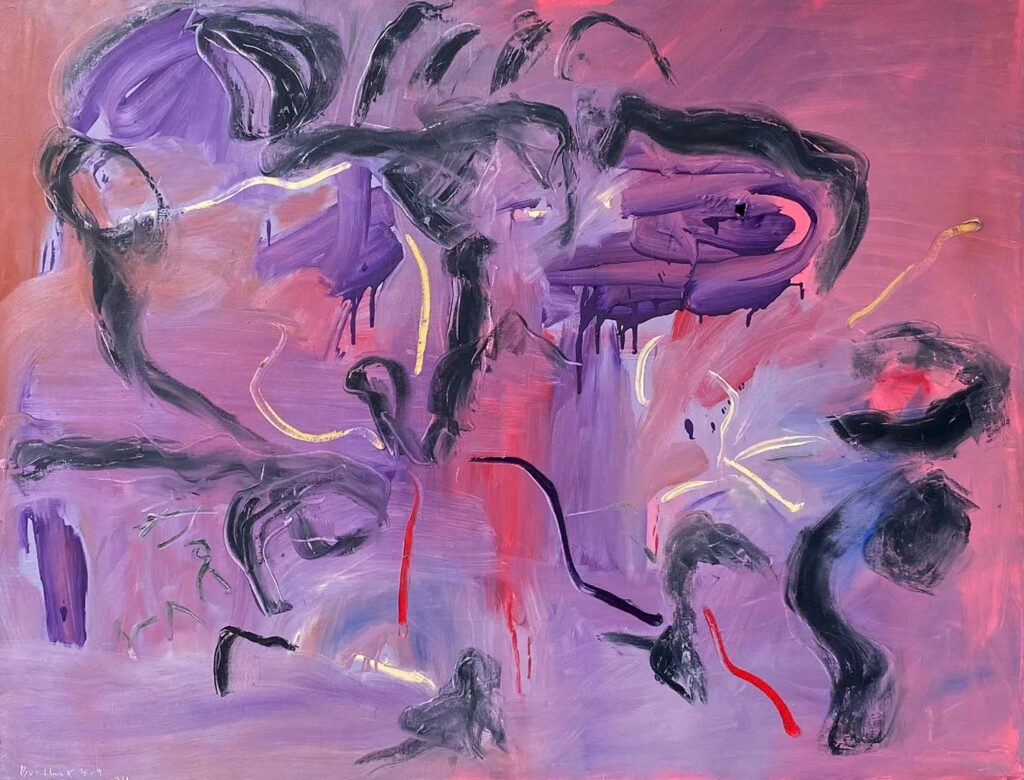 Không đề 18 Size: 100 x 130cm Year: 2024 Material: Acrylic on Canvas Artist: Bùi Chát