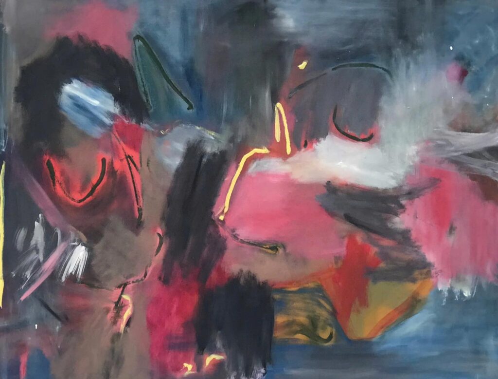 Không đề 2 Size: 100 x 130cm Year: 2024 Material: Acrylic on Canvas Artist: Bùi Chát