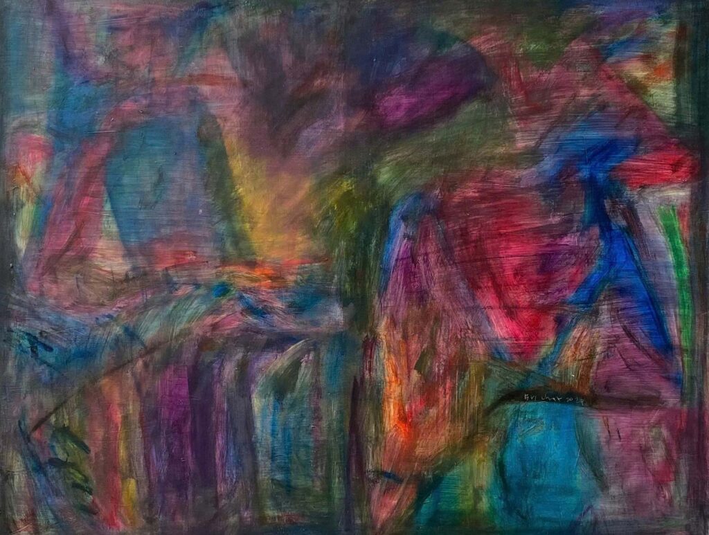 Không đề 4 Size: 100 x 130cm Year: 2024 Material: Acrylic on Canvas Artist: Bùi Chát