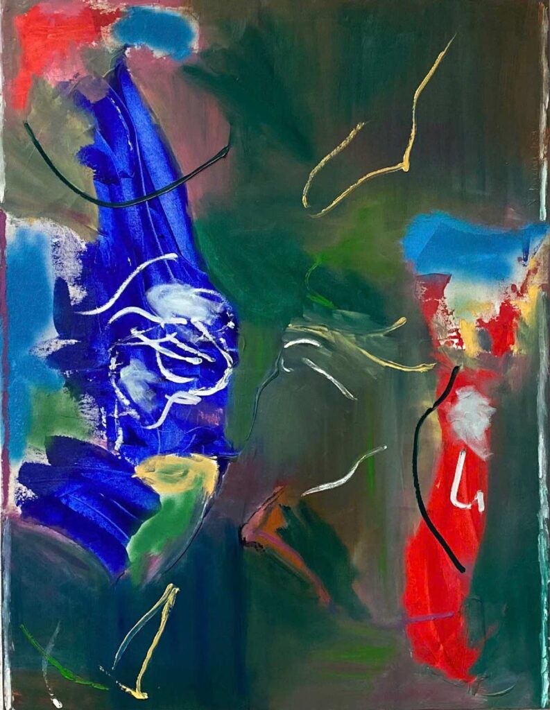 Không đề 5 Size: 100 x 130cm Year: 2024 Material: Acrylic on Canvas Artist: Bùi Chát