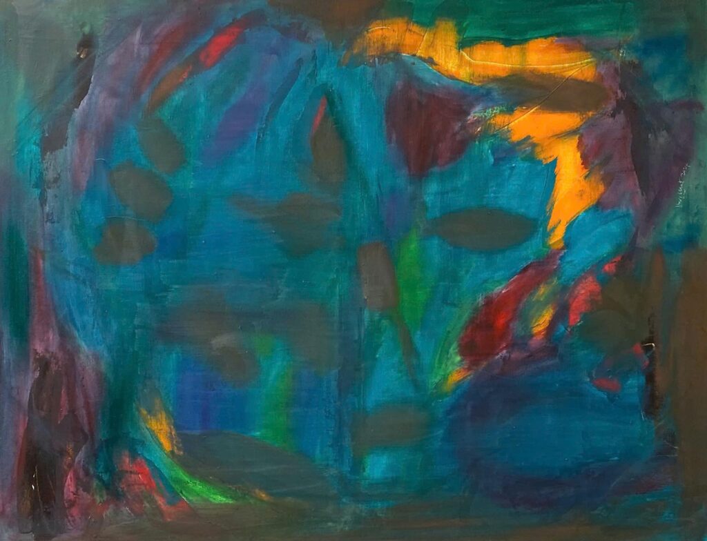 Không đề 6 Size: 100 x 130cm Year: 2024 Material: Acrylic on Canvas Artist: Bùi Chát