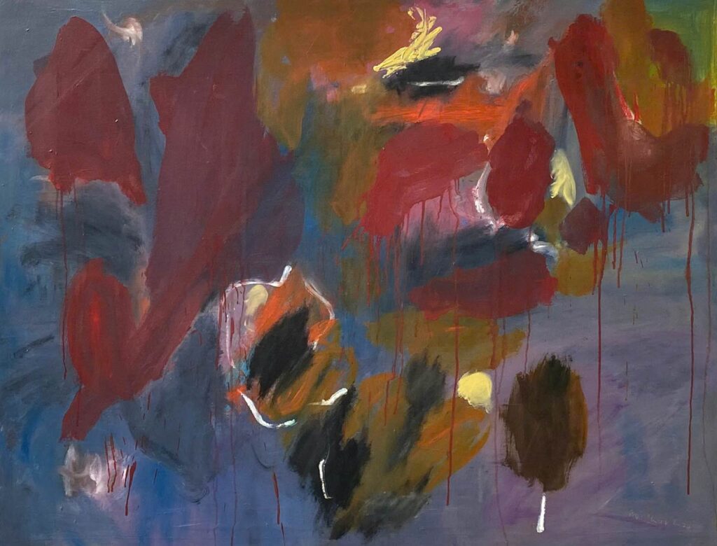Không đề 7 Size: 100 x 130cm Year: 2024 Material: Acrylic on Canvas Artist: Bùi Chát