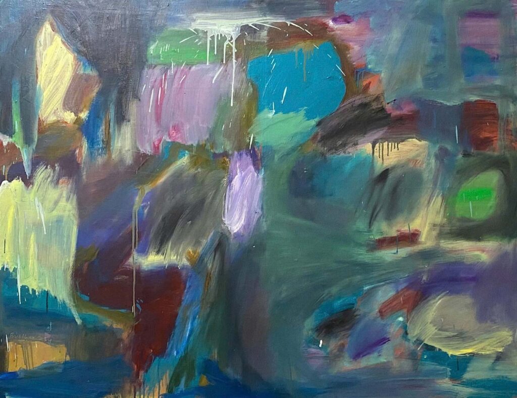 Không đề 8 Size: 100 x 130cm Year: 2024 Material: Acrylic on Canvas Artist: Bùi Chát