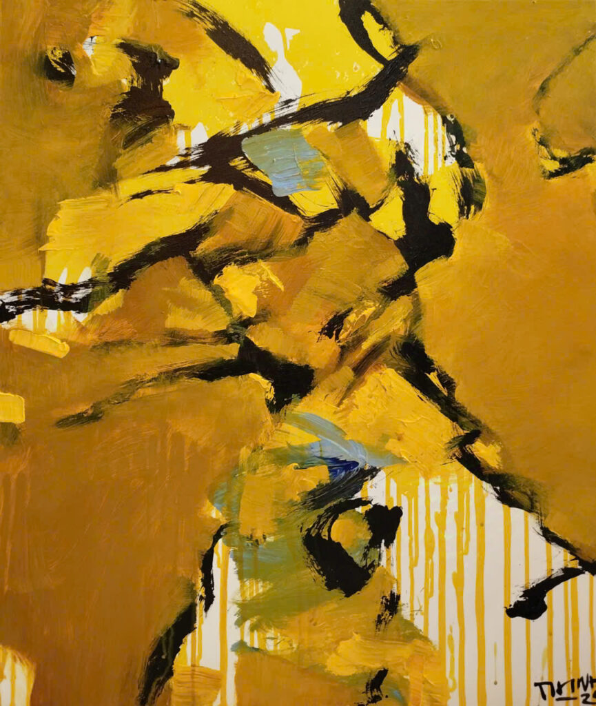 Vũ khúc Size: 60x70cm Material: Acrylic Artist: Trần Vĩnh Thịnh