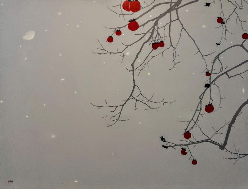 Cuối thu vào đông Size: 100 x 130 cm Material: Acrylic one Canvas Artist: Nguyễn Ngọc Liêm Year: 2024