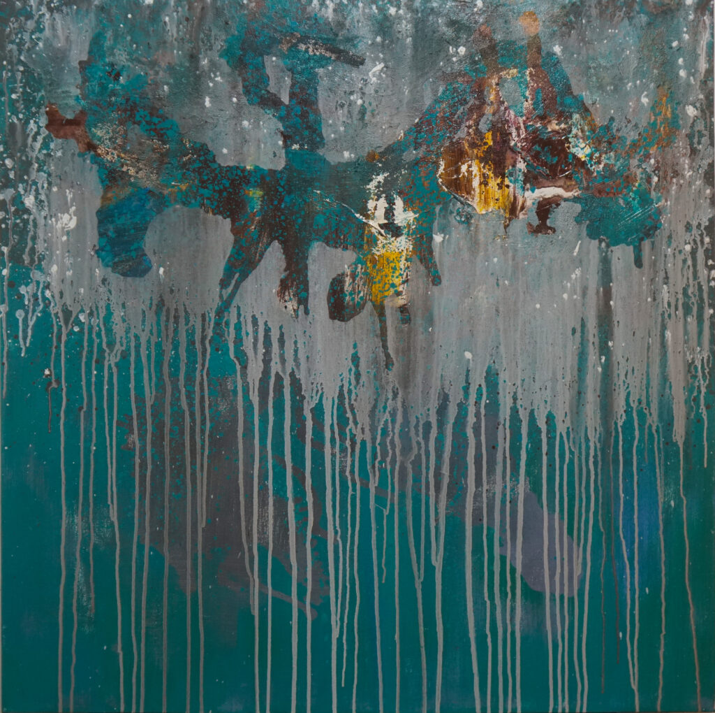 Tầng không 1 Size: 100x100cm Material: Synthetic material Artist: Nguyễn Thành Nhân Year: 2024