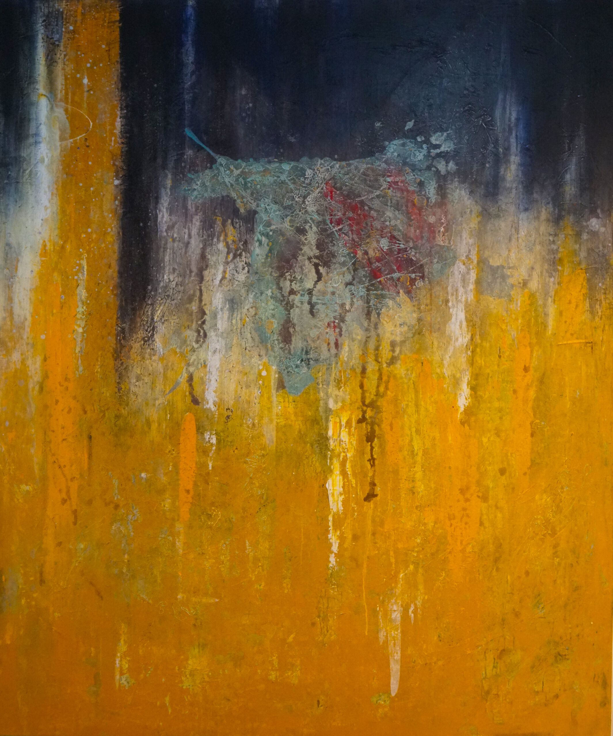 Tầng không 12 Size: 100x100cm Material: Synthetic material Artist: Nguyễn Thành Nhân Year: 2024