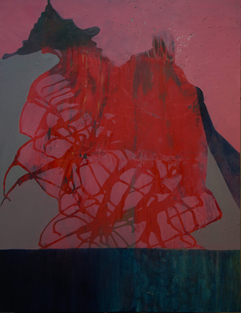 Tầng không 18 Size: 100x100cm Material: Synthetic material Artist: Nguyễn Thành Nhân Year: 2024