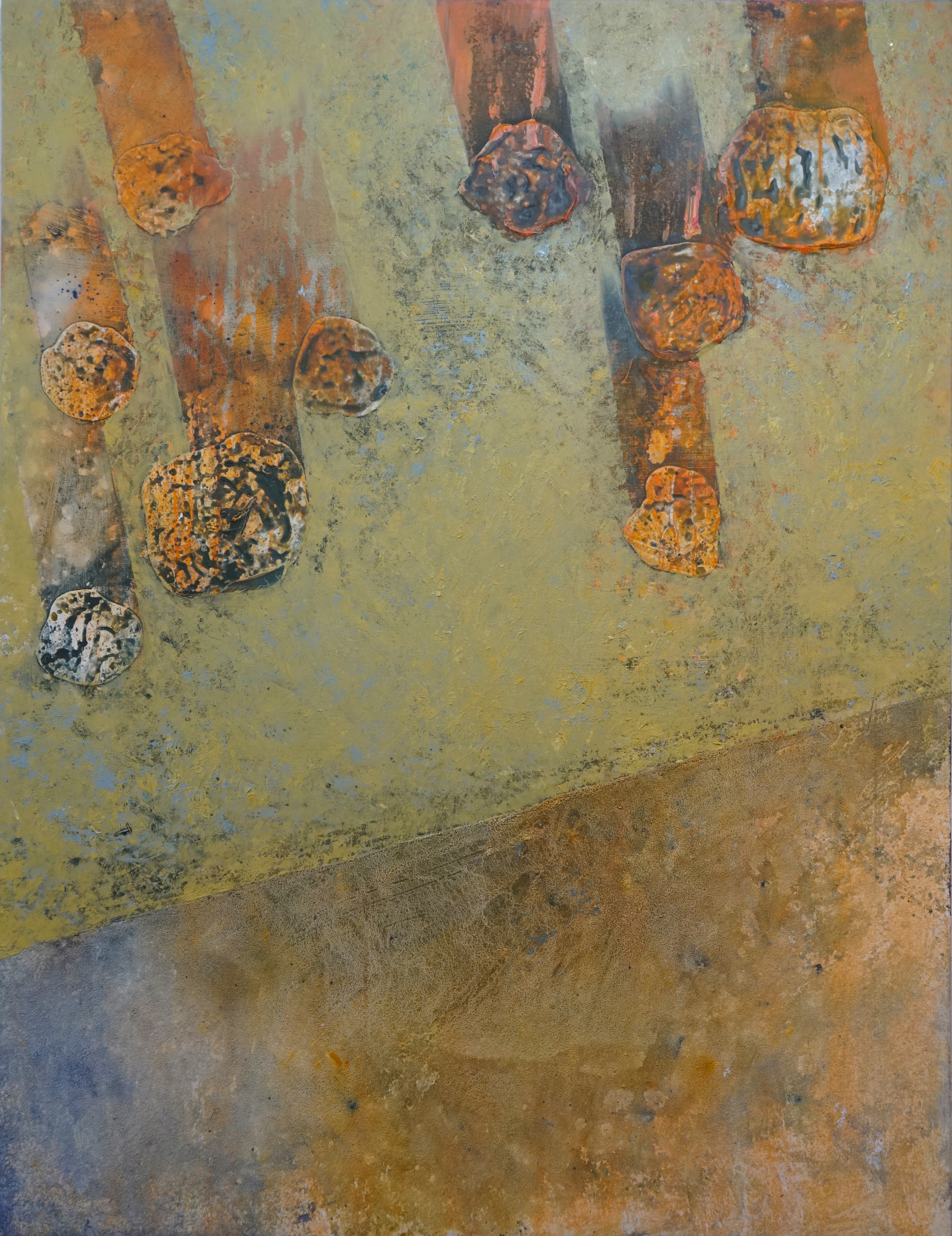 Tầng không 20 Size: 100x100cm Material: Synthetic material Artist: Nguyễn Thành Nhân Year: 2024