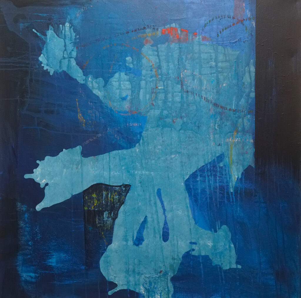 Tầng không 3 Size: 100x100cm Material: Synthetic material Artist: Nguyễn Thành Nhân Year: 2024