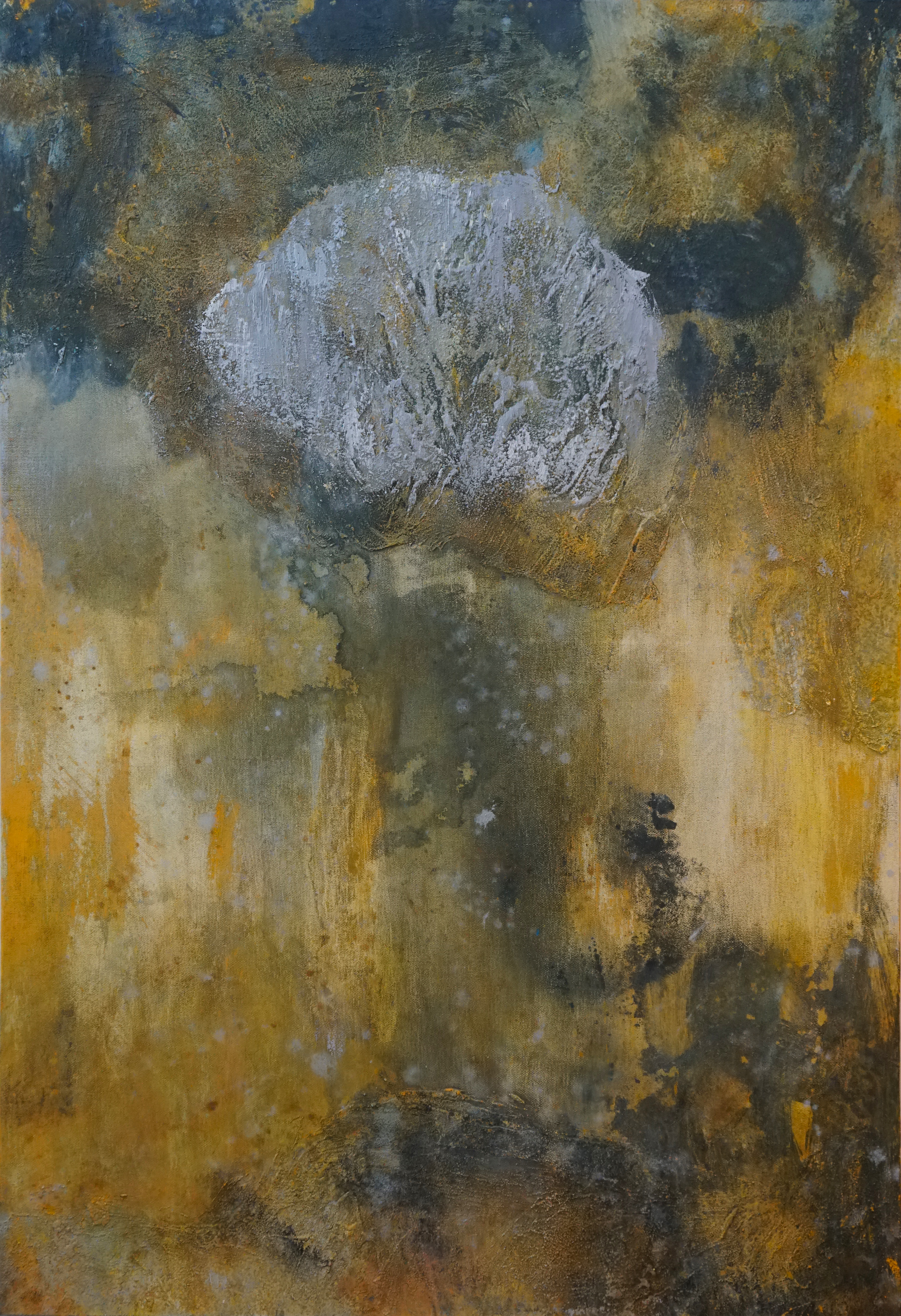 Tầng không 9 Size: 100x100cm Material: Synthetic material Artist: Nguyễn Thành Nhân Year: 2024