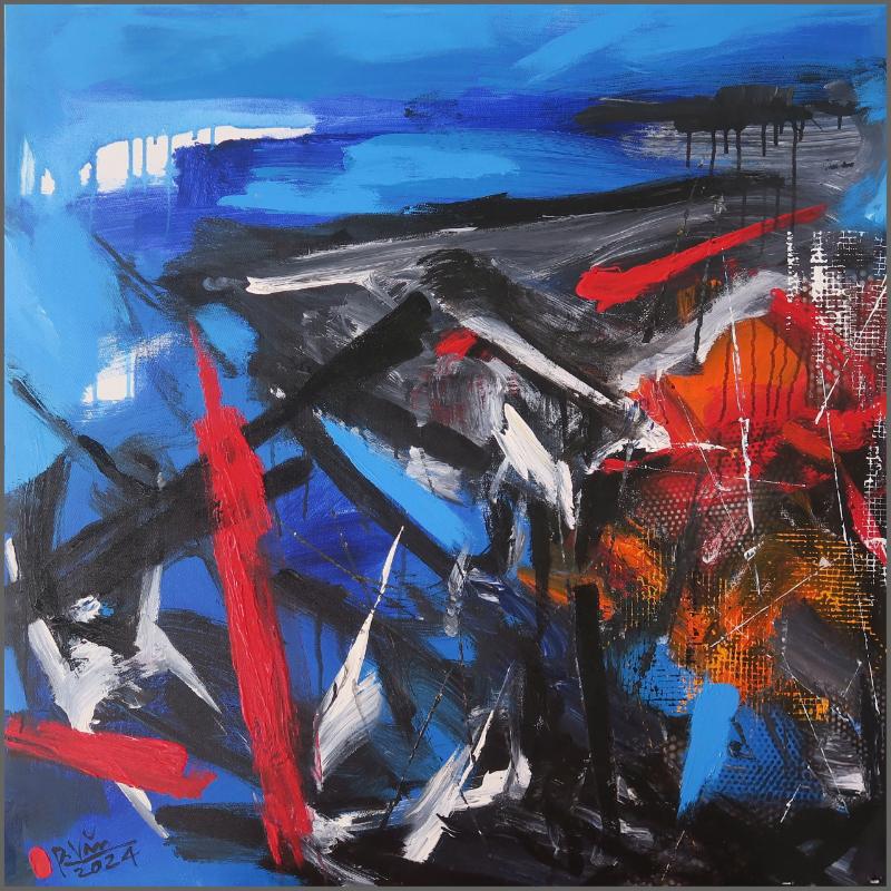 Hạt nắng 2 Size: 100 x 100 cm Material: Acrylic Artist: Phan Trọng Văn Year: 2024