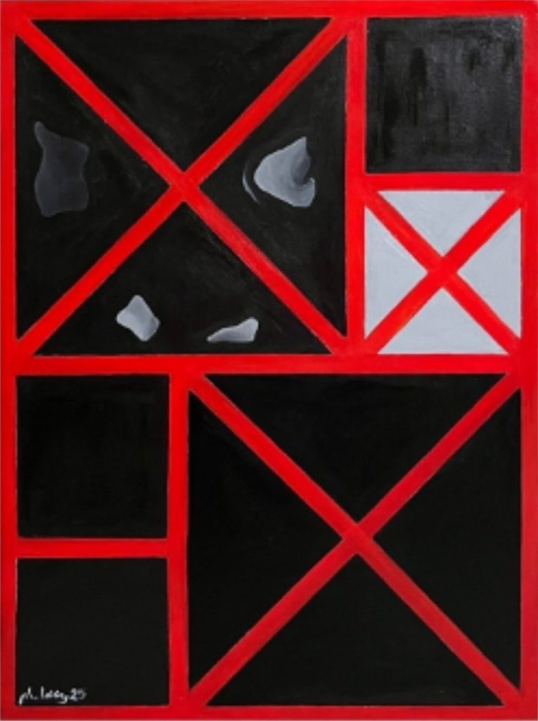 Không có người đàn bà nào 4 (There is no woman 4) Size: 60 x 80 cm Material: Oil painting on canvas Artist: Phương Lương Year: 2025