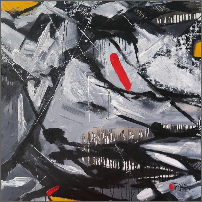 Mảnh ghép 2 Size: 100 x 100 cm Material: Acrylic Artist: Phan Trọng Văn Year: 2024