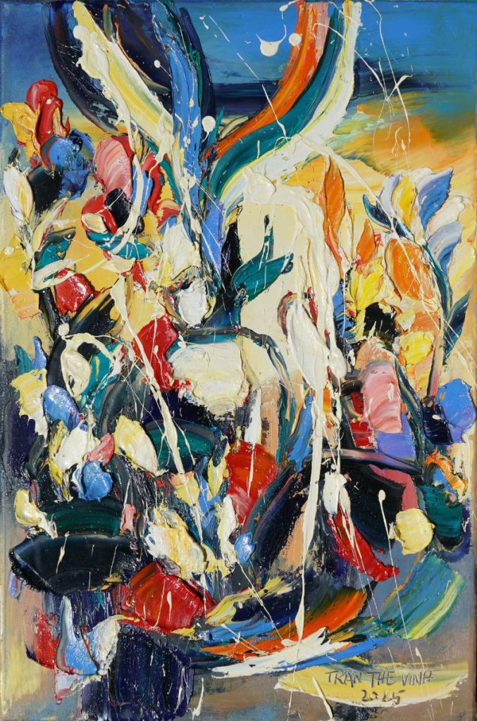 Vũ điệu 11 Size: 40 x 60 cm Material: Acrylic Artist: Trần Thế Vĩnh Year: 2025