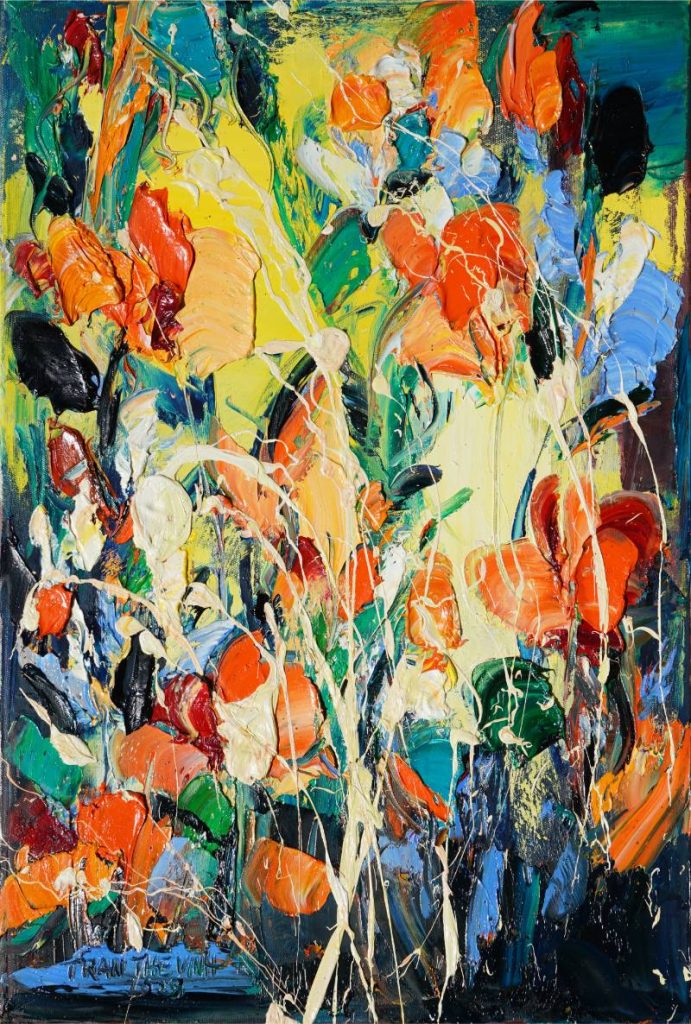 Vũ điệu 14 Size: 40 x 60 cm Material: Acrylic Artist: Trần Thế Vĩnh Year: 2025