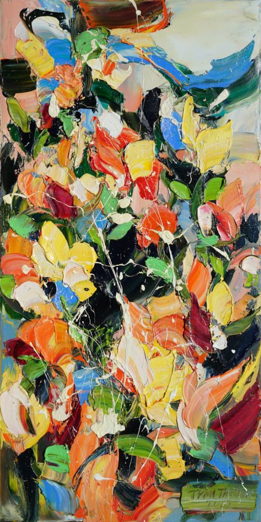 Vũ điệu 2 Size: 50 x 100 cm Material: Acrylic Artist: Trần Thế Vĩnh Year: 2025