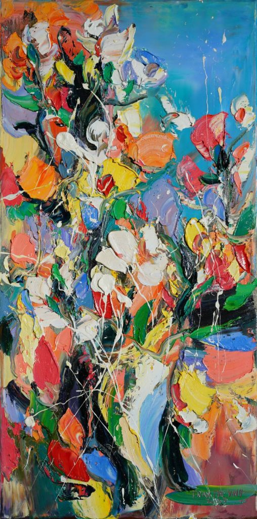 Vũ điệu 3 Size: 50 x 100 cm Material: Acrylic Artist: Trần Thế Vĩnh Year: 2025